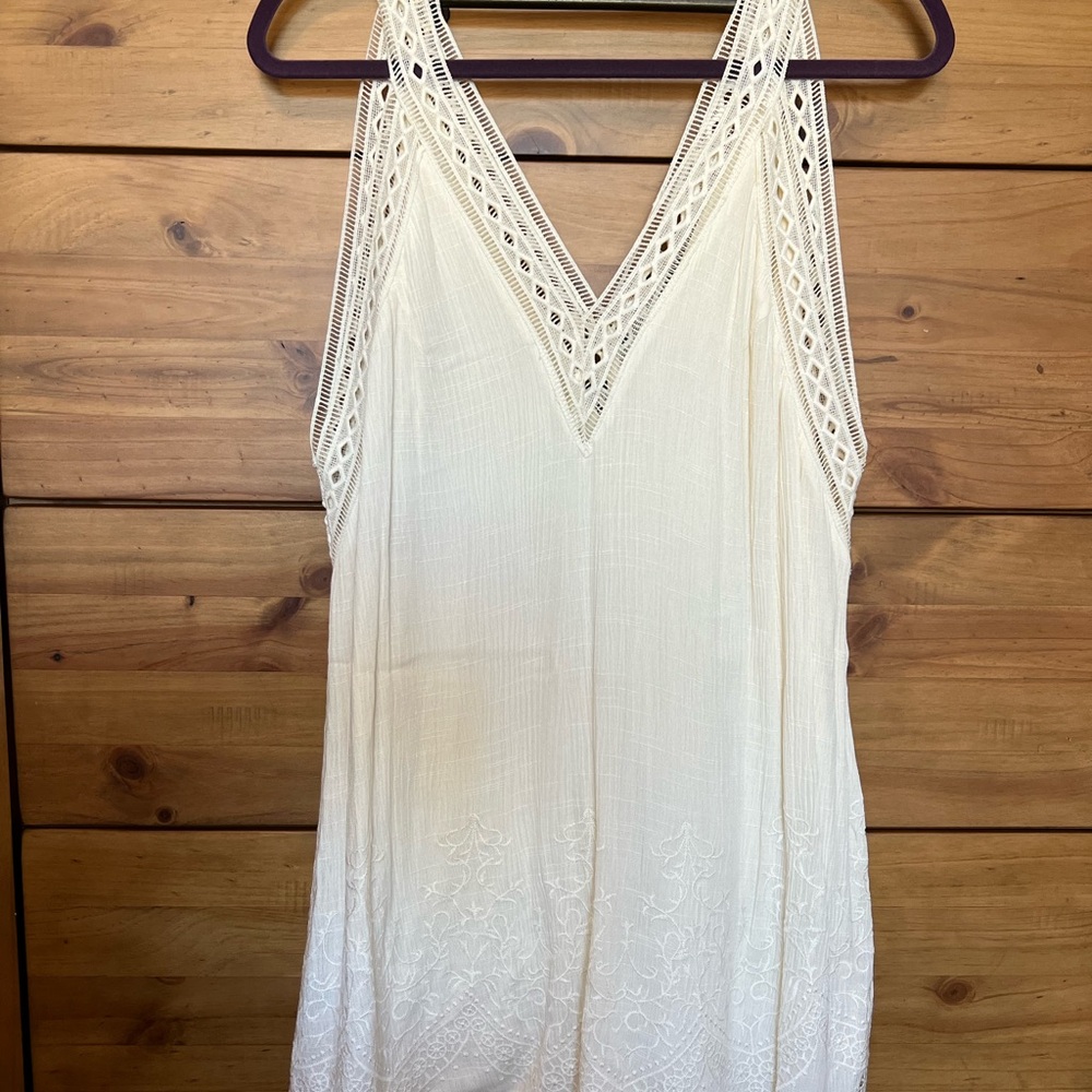 Elegant Cream Women's Swim Cover-Up